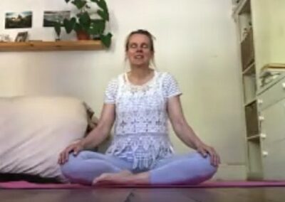 Shake it out and remove tension